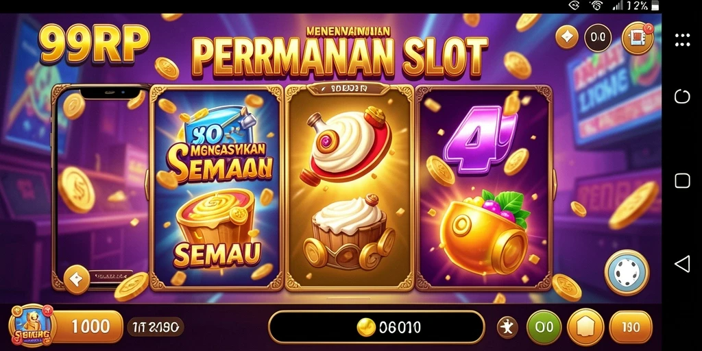 Screenshot gameplay yang menunjukkan keseruan bermain Slot.
