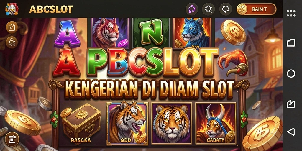 Screenshot gameplay ABCSLOT menampilkan suasana horor yang mencekam.