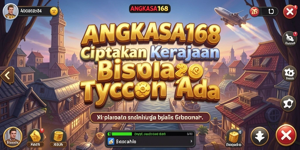 Tangkapan layar utama menampilkan gameplay Tycoon yang seru dan interaktif.