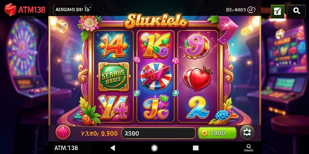 Screenshot ATM138 menampilkan aksi seru permainan Slot yang mengasyikkan.