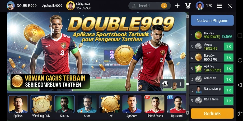 Tampilan gameplay Sportsbook yang menarik dan dinamis.