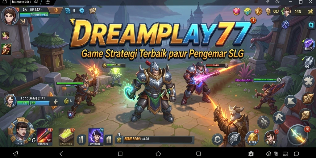 Tampilan permainan strategi mendalam di DREAMPLAY77.