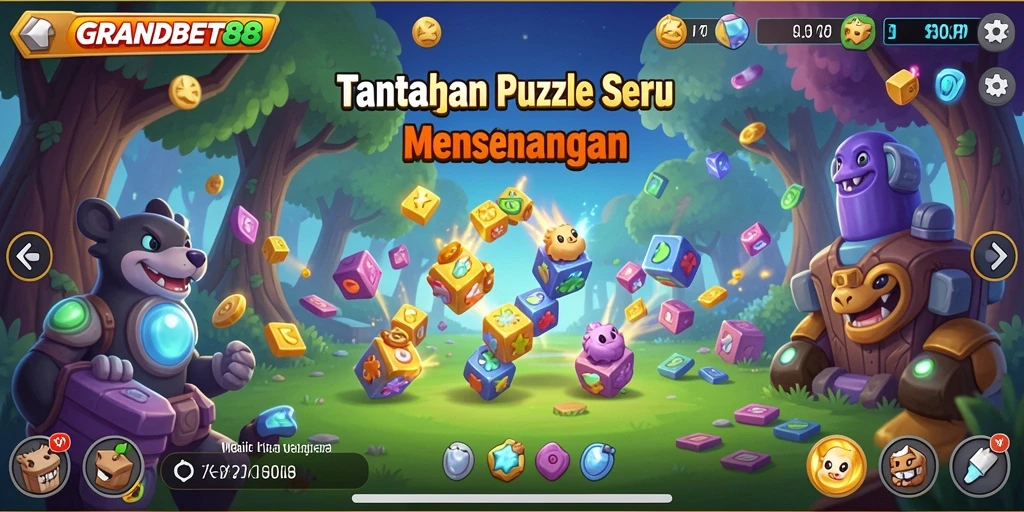 Screenshot utama menampilkan gameplay menantang dari GRANDBET88.