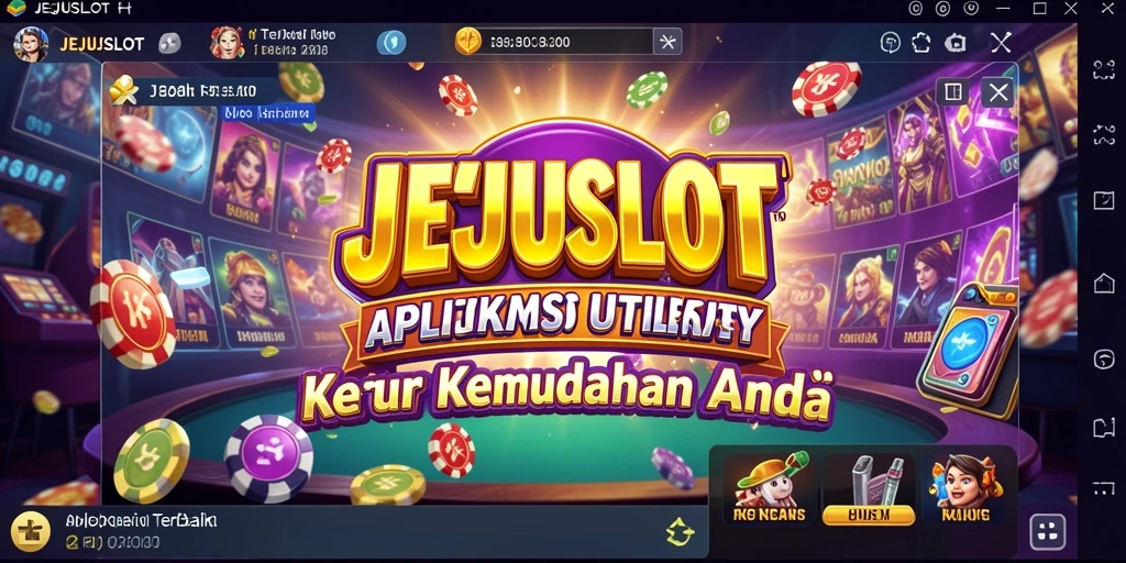 Tampilan antarmuka JEJUSLOT yang ramah pengguna dan fungsional.