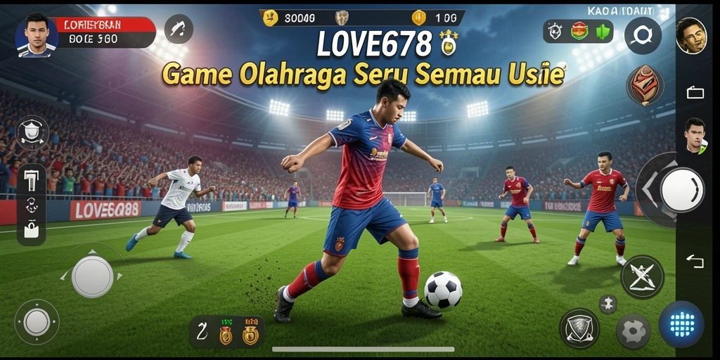 Gameplay intens dan menarik dalam olahraga seru.
