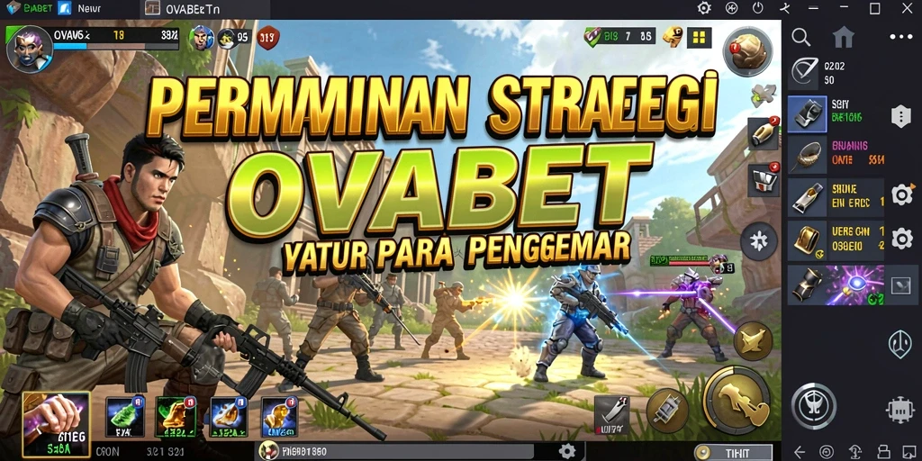 Tampilan gameplay OVABET yang strategis dan menarik.