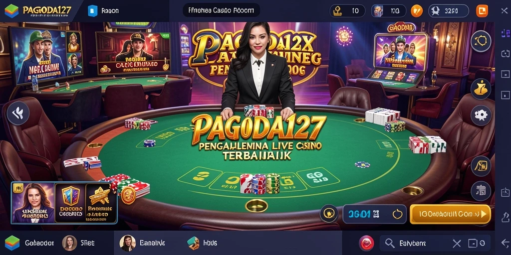 Gameplay Live Casino yang menegangkan dan interaktif.
