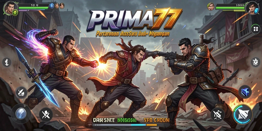 Tampilan gameplay PRIMA77 yang menegangkan dan seru.