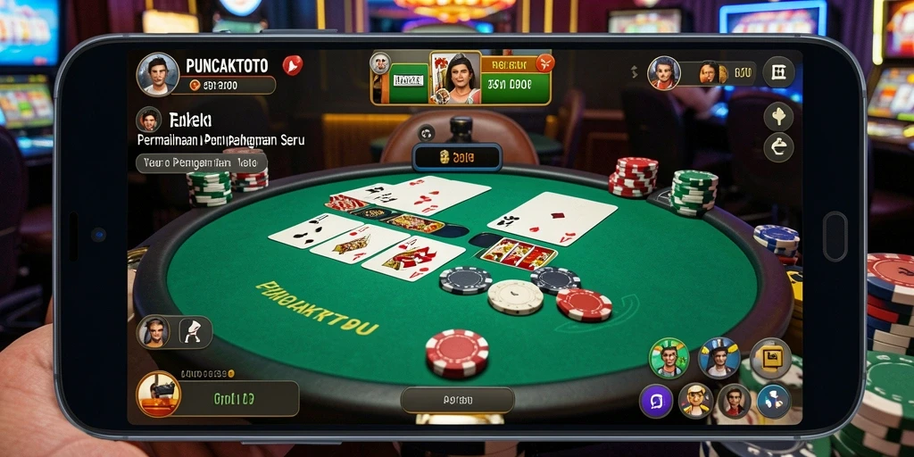Gameplay seru PUNCAKTOTO yang menegangkan di dunia poker.