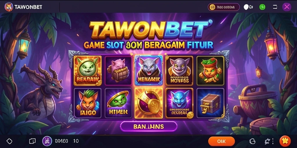 Tampilan gameplay TAWONBET yang seru dan mendebarkan.